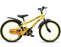 VECTOR 91 Boom 20T Yellow Single Speed 12 Inch Frame Unisex Kids Cycle