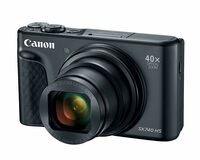 Canon PowerShot SX740 Digital Camera 4K Video, Wi-Fi, NFC, Bluetooth Enabled (Black)
