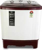 MarQ by Flipkart 6 kg 5 Star Rating Semi Automatic Top Load White, Maroon 