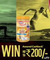 Dr. Oetker Peanut Butter Offer Win Rs. 25 to 200 Cashback