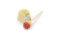 Aristo Captiva Toilet Brush with Stand, Color May Vary