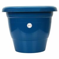 (Set of 2) Kraft Seeds Plastic Planter Bottom Plate - Blue, 18cm