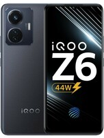 iQOO Z6 44W by vivo (Raven Black, 4GB RAM, 128GB Storage) | 6.44" FHD+ AMOLED Display