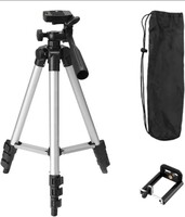 Tygot Adjustable Aluminium Alloy Tripod Stand Holder for Mobile Phones & Camera