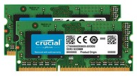 Crucial 8GB Kit 4GBx2 DDR3 1333 MT s PC3-10600 CL9 204-Pin SODIMM Memory For Mac CT2K4G3S1339M Notebook