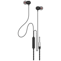 Croma  Wired Earphone with Mic (In-Ear, Black)