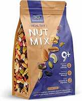 GreenFinity Premium International Healthy Nutmix 200g, Dried Almonds, Black Raisins, Cashewnuts, Cranberries, Green Raisins, Pumpkin Seeds & Walnut Kernels.