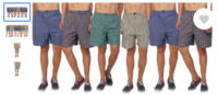 (Pack of 6) - Checkered Men Boxer
