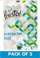 Amazon Brand - Presto! Naphthalene Balls - 200 G  × Pack Of 5 ( 1000 G)