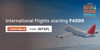 Cleartrip Tatkal International Flights starting from ₹4,999 at 12 noon Everyday