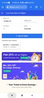 Flat 25% off on flights flash sale on Flipkart (till 1 am)