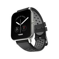TAGG Verve Sense Smartwatch  Silver Black, Standard