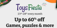 Toy Fiesta - Up To 60% Off Games Puzzles & More +  Flat ₹50 Back Min Order: ₹500