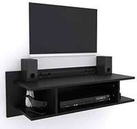 Wall TV set up box stand MDF Wall Wifi stand Wall hanging mounted floating wall decorative set up box stand MDF
