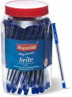 Reynolds Brite BP Pen Jar Ball Pen  (Pack of 50, Blue)