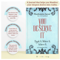 Amazon Sample 1Rs: YOU DESERVE IT - 369 Manifestation Journal for writing 