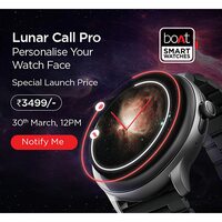 Sale Live - boAt Newly Launched Lunar Call Pro with 1.39” AMOLED Display, BT Calling,Watch Face Studio, SensAI