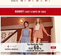 Minimum 60% off + extra upto 35% off
