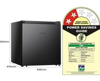 Hisense 46 L 2 Star Direct-Cool Single Door Mini Refrigerator (RR46D4SBN, Black, 2022 Model)