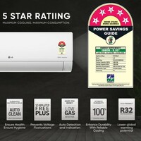 LG 1.5 Ton 5 Star AI DUAL Inverter Split AC (Copper, Super Convertible 6-in-1 Cooling, HD Filter with Anti-Virus Protection, 2023 Model, RS-Q19YNZE, White)