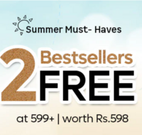 mCaffeine Summer Must-Haves 2 Best Sellers Free at ₹599 + Flat 15% Off 