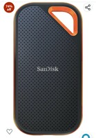 SanDisk 2TB Extreme Pro Portable SSD 2000MB/s R/W, Upto 2 Meter Drop Protection with IP55 Water and dust Resistance, Metal Enclosure, PC, MAC & TypeC Smartphone Compatible, 5Y Warranty,External SSD