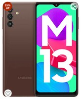 Samsung Galaxy M13 (Stardust Brown, 4GB, 64GB Storage) | 6000mAh Battery | Upto 8GB RAM with RAM Plus