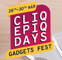  Cliq Epiq Days Gadgets Fest upto 85% off  + 15% off with AU & IndusInd 28th-30th mar