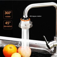Giffy® Water-Saving Sprinkler 360 Flexible Faucet Sprayer Extension Jet Stream/Water Saving Nozzle Cock Faucet