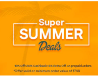 Oziva Super Summer Sale-Get Flat 15% off + 20% cashback + 5% Off on Prepaid
