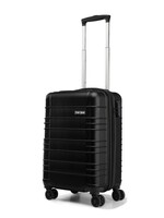 Stony Brook by Nasher Miles Latitude Hard-sided Co-extrusion Polycarbonate Cabin Black 20 inch |55cm Trolley bag