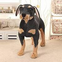 Tickles Dachshund Dog Soft Stuffed Plush Animal Toy for Kids Boys Girls Home Decoration
