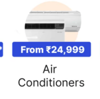 Air Conditioners : Get Flat ₹3000  discount with Supercoins | Get Rs.2,500 Instant Discount on SBI Federal Bank Credit Cards 