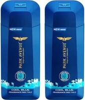 PARK AVENUE COOL BLUE FRAGRANCE Deo TALC 100g (Pack Of 2)  (2 x 100 g)