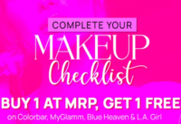 Purplle : Buy 1 Get 1 Free on Colorbar products