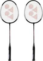 YONEX GR 303 F Black, Black Strung Badminton Racquet  (Pack of: 2, 95 g)