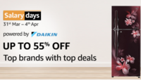 Salary Days Sale : Upto 55% Off On Top Brands With Top Deals 10% Discount On HDFC Cards