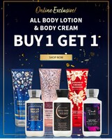 Bath & Body Works : Buy 1 & Get 1 FREE 