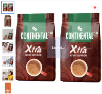 (2 x 200 g, Chicory Flavoured) Continental Coffee XTRA Instant Coffee 