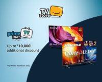 Prime TV Days - Up to 60% Off + Extra Up to Rs.10000 Discount & More Offers