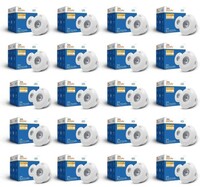 Murphy 2 Watts Round Led Spot Light, (Warm White, Golden Yellow) Pack of 20