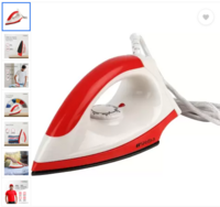 Sansui Neo 1000 W Dry Iron  (White, Red)