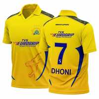 Thala Dhoni 7 Yellow Chennai Cricket Jersey 2023_CSK (Men)