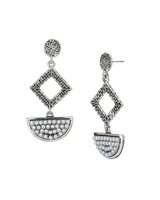 Carlton London Women's Silver Metal Artificial Beads Set of 1