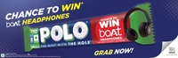 Polo Win BOAT Headphones Every 30 minutes 
