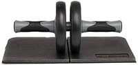 AmazonBasics Dual Wheel Ab Abdominal Exercise Roller with Knee Pad