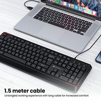 Portronics KI-PAD Wired Keyboard with Gaming Mode
