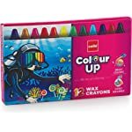 Cello ColourUp Wax Crayons -  12 Shades