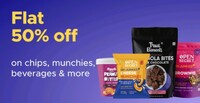 Park+ Store: Flat 50% Off on Snacks  + Get Flat ₹150 off on orders above ₹649 + Ambi Pur Car Freshener @ ₹1
