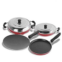 BMS lifestyle Non-Stick (4 Pcs Cookware Set Combo)
